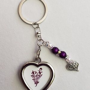 Younique Heart-shaped Keychain